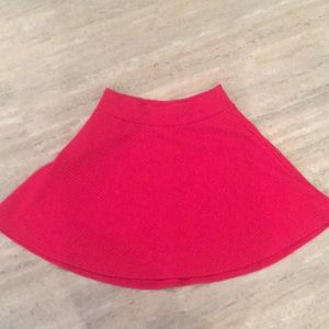 Red Aline Skirt from Charlotte Russe